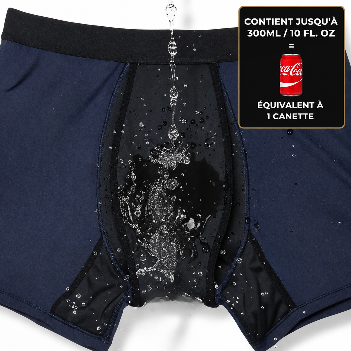 Boxers pour hommes offrant une protection optimale toute la journée