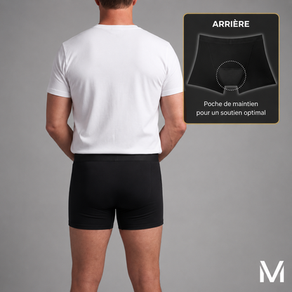 Boxers pour hommes offrant une protection optimale toute la journée